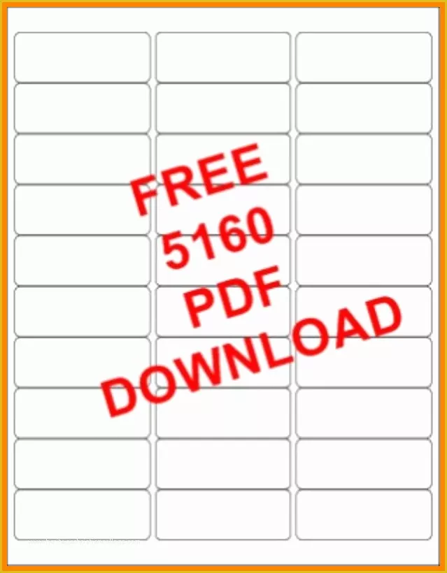 Free Printable Address Label Templates Of 8 Avery 5160 Templates