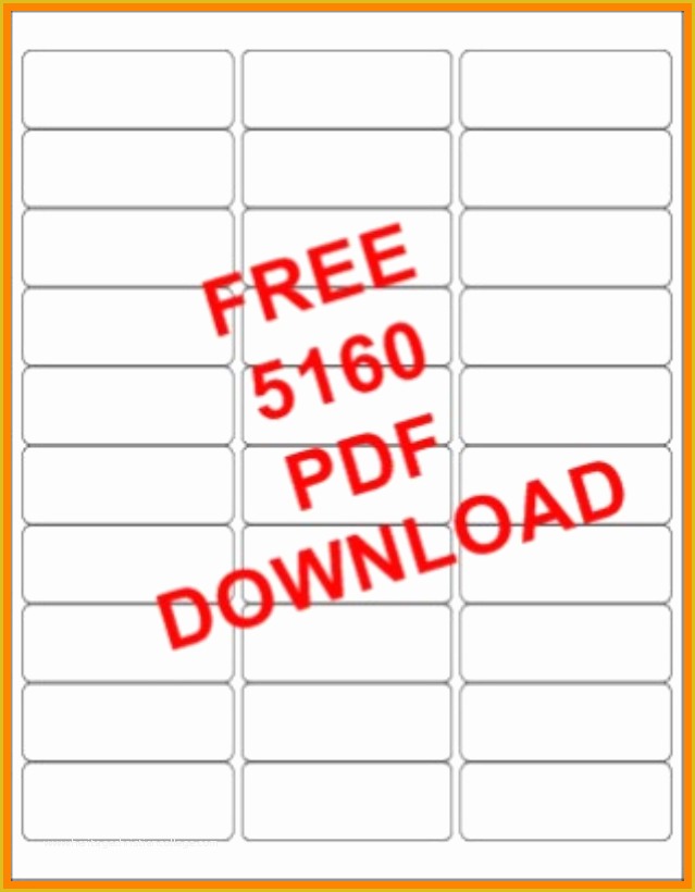 Free Printable Address Label Templates Of 8 Avery 5160 Templates