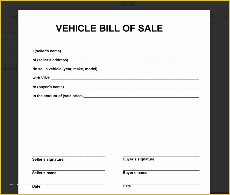 Free Printable Automobile Bill Of Sale Template Of Deeauvil Freebie Friday Simple Free Bill Of Sale