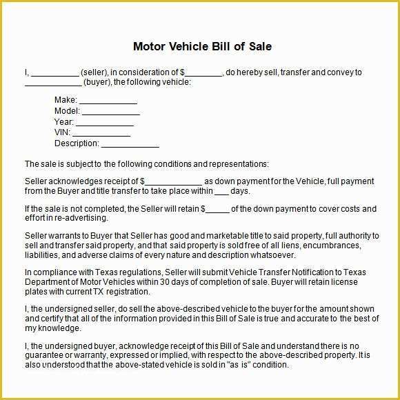 Free Printable Automobile Bill Of Sale Template Of Vehicle Bill Of Sale Template 14 Download Free