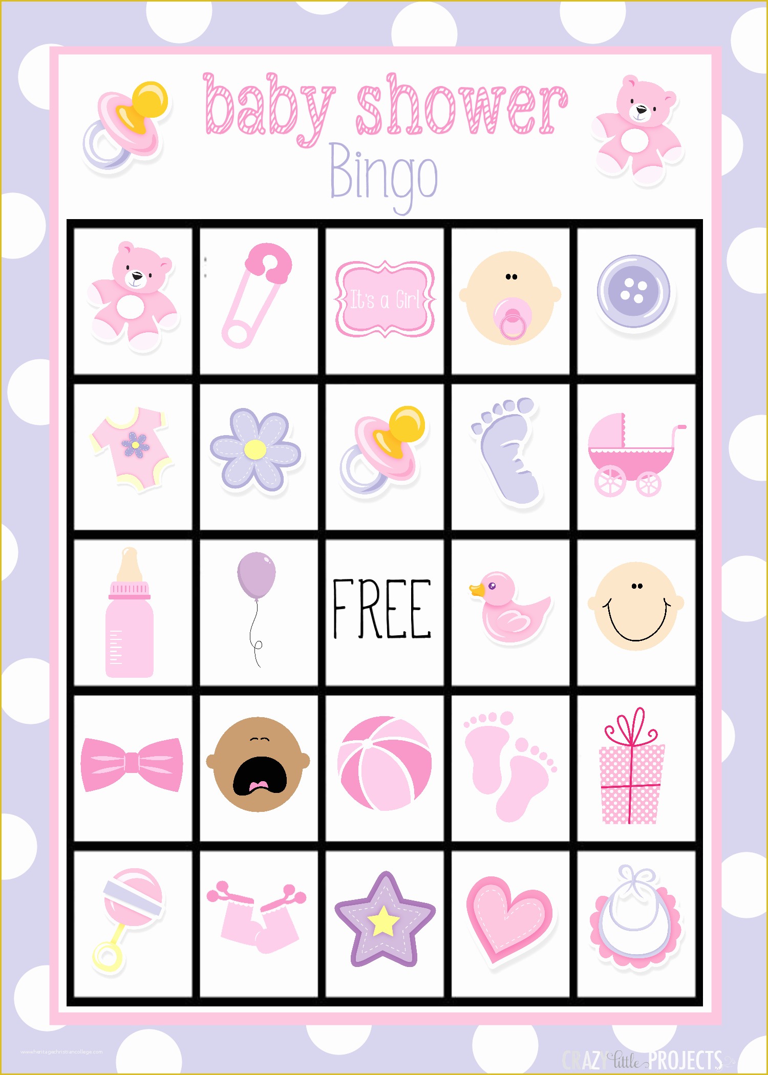 Free Printable Baby Cards Templates Of Baby Bingo Template