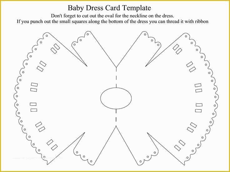 Free Printable Baby Cards Templates Of Baby Dress Card Templates Svg Files Pinterest