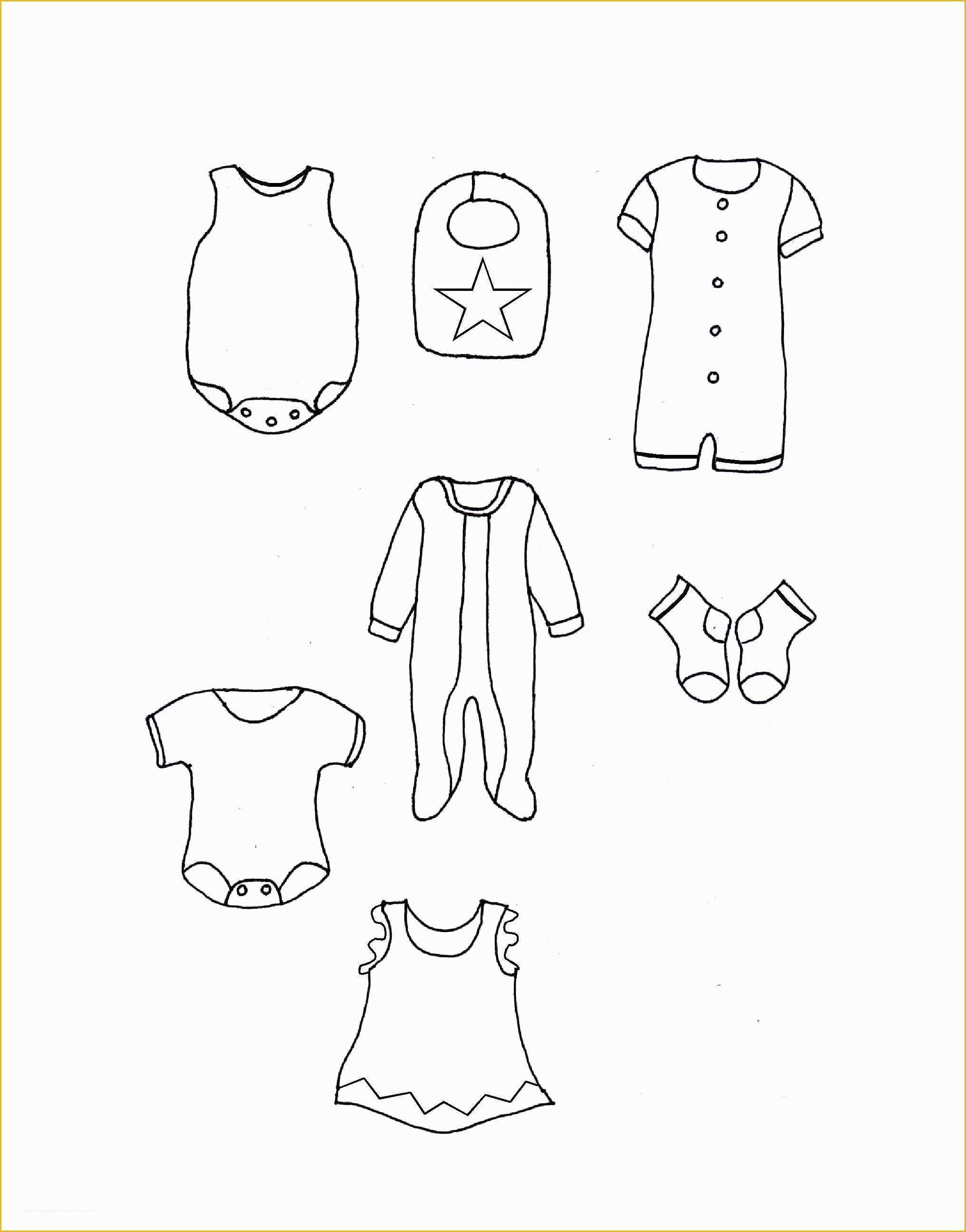 Free Printable Baby Cards Templates Of Baby Girl Card Clothes Free Template Making Ideas