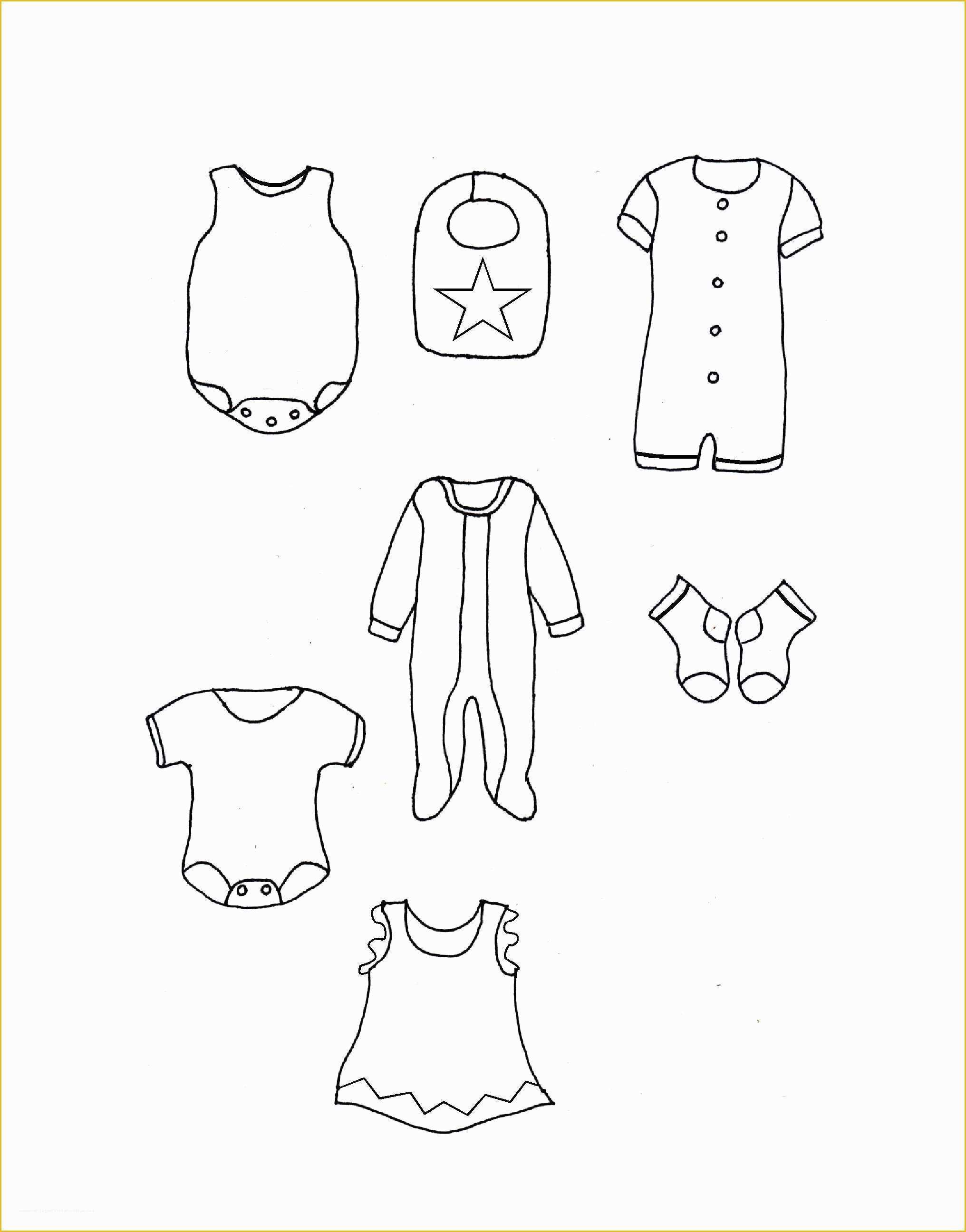 Free Printable Baby Cards Templates Of Baby Girl Card Clothes Free ...