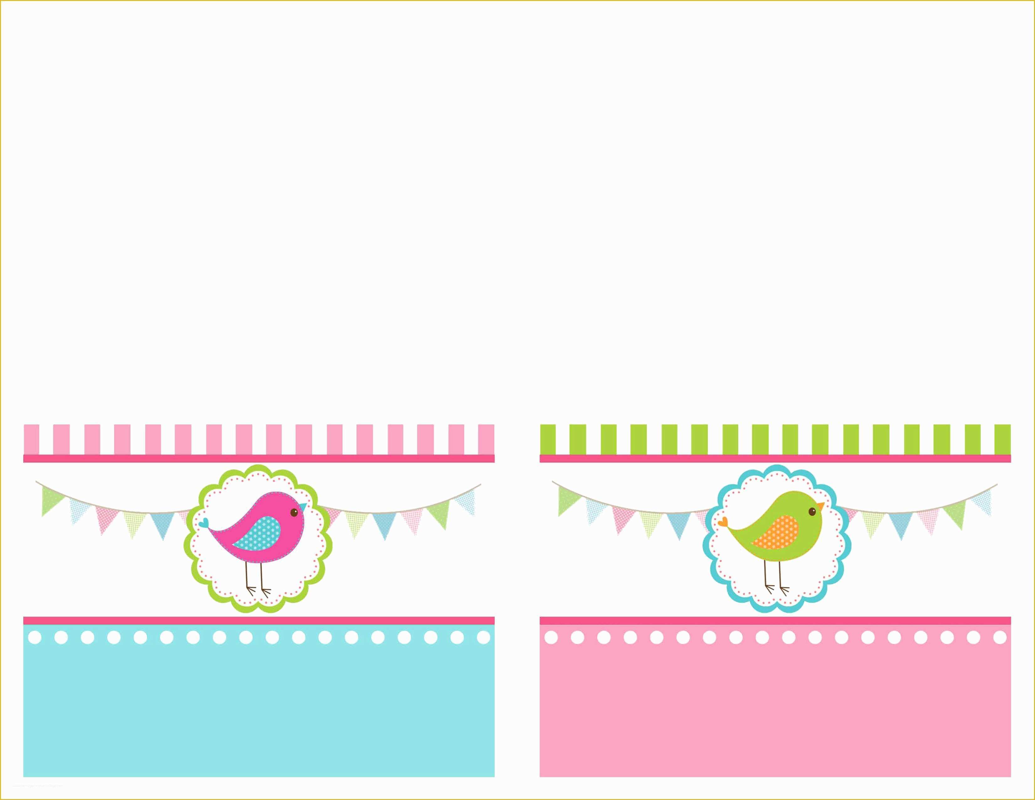 Free Printable Baby Cards Templates Of Bird Birthday Party with Free Printables How to Nest for