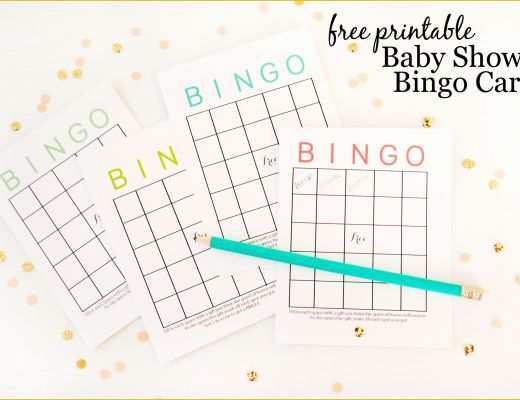 Free Printable Baby Cards Templates Of Free Printable Baby Shower Bingo Cards Project Nursery