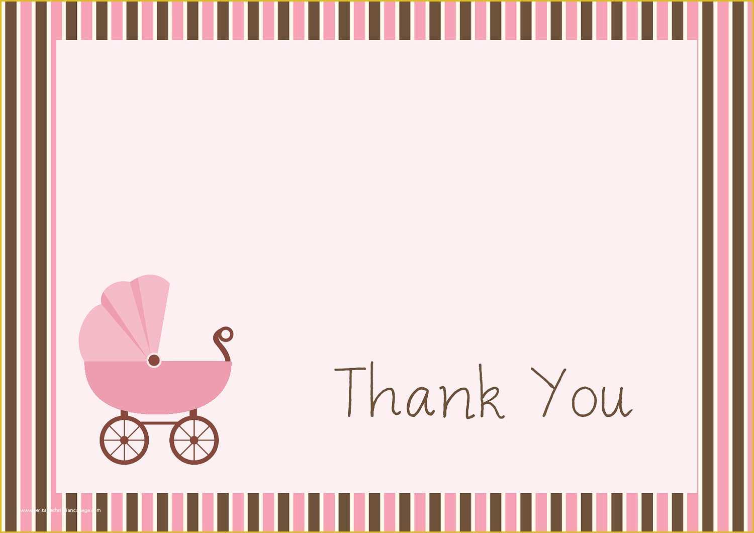 Free Printable Baby Shower Cards Templates Of 34 Printable Thank You Cards for All Purposes