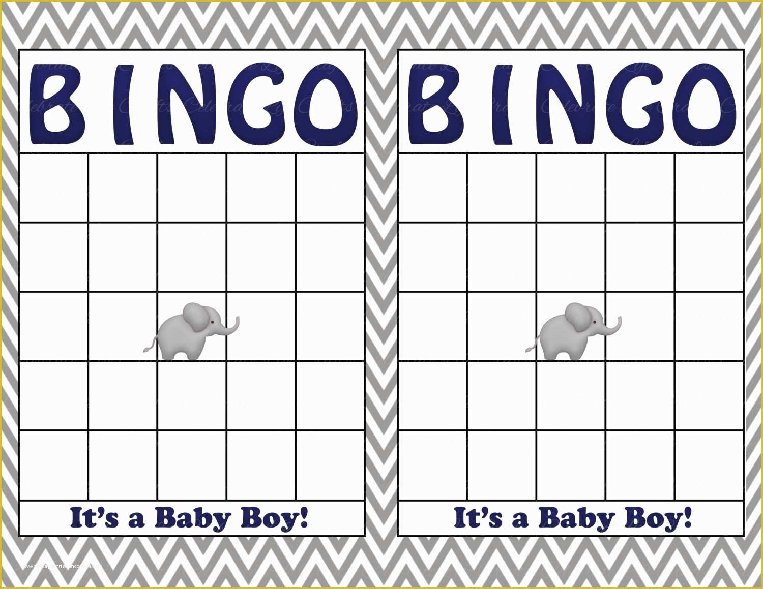 Free Printable Baby Shower Cards Templates Of Blank Baby Shower Bingo Cards Printable Party Baby Boy