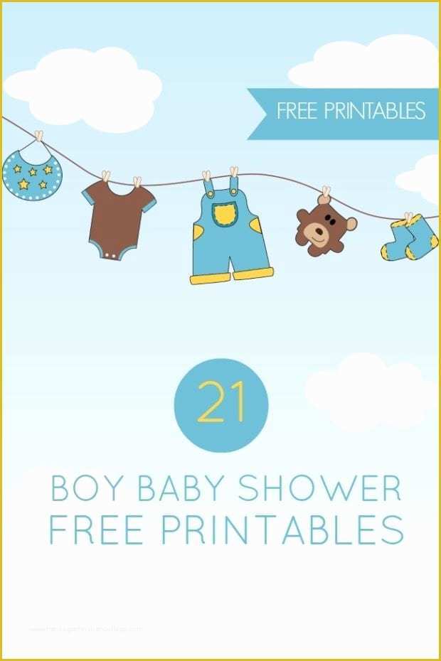Free Printable Baby Shower Favor Tags Template Of 21 Free Boy Baby Shower Printables