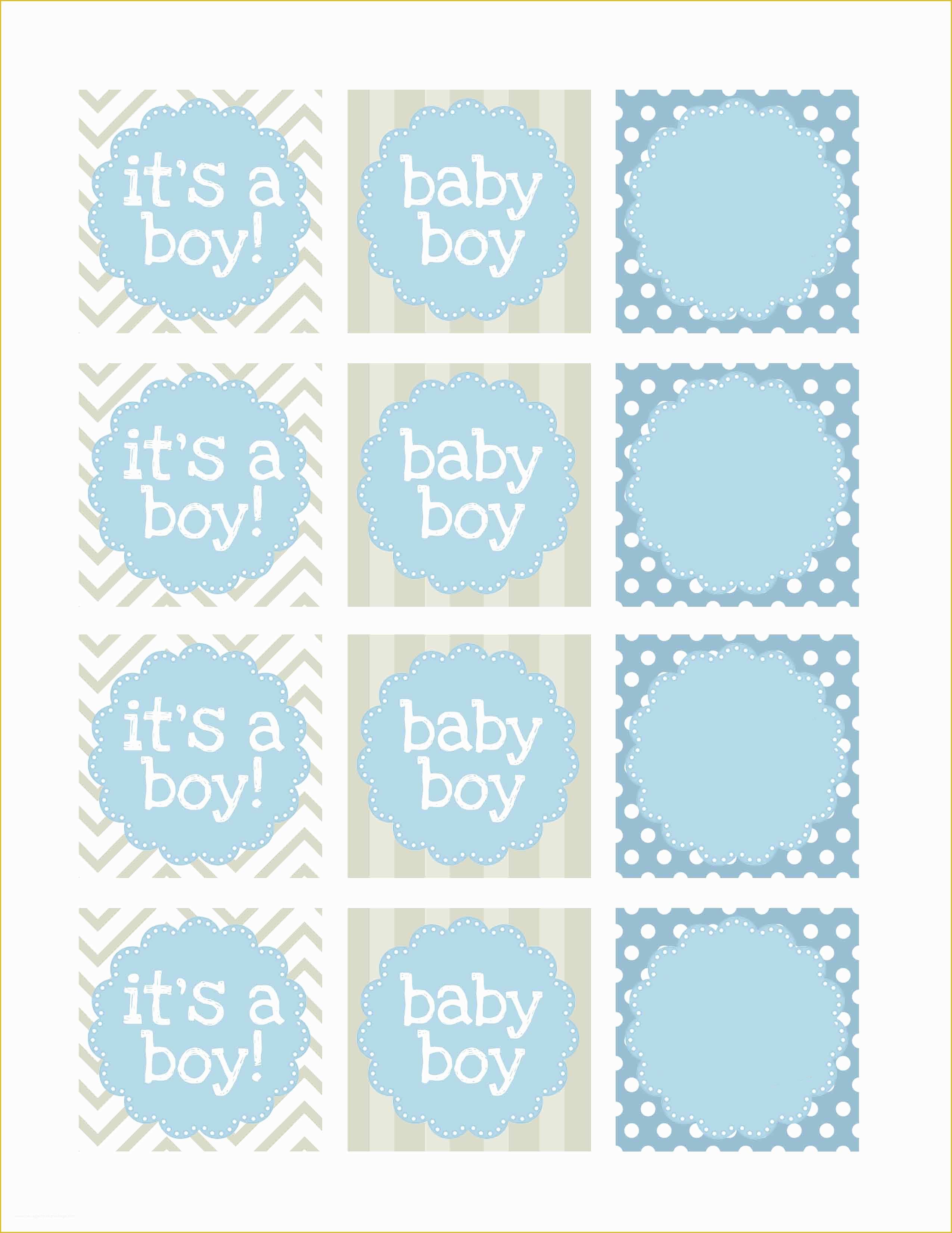 Free Printable Baby Shower Favor Tags Template Of Boy Baby Shower Free Printables How to Nest for Less™