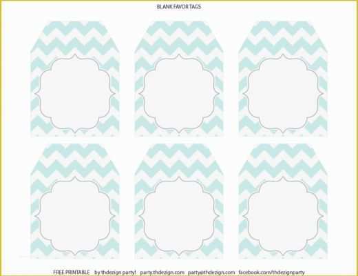 Free Printable Baby Shower Favor Tags Template Of Free Chevron Party Printables From Thdezign Party