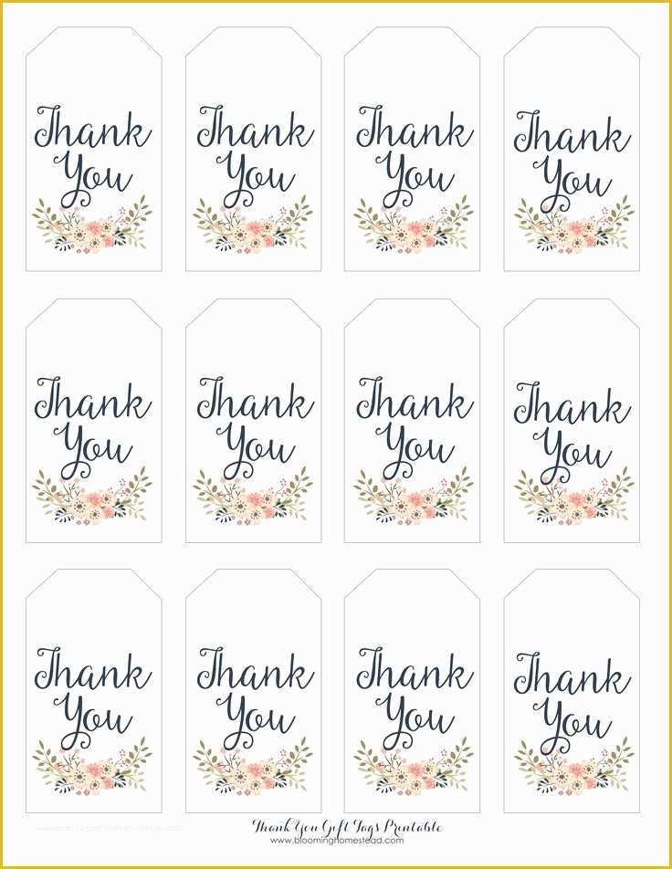 Free Printable Baby Shower Favor Tags Template Of Free Printable Thank You Tags for Favors Printable 360