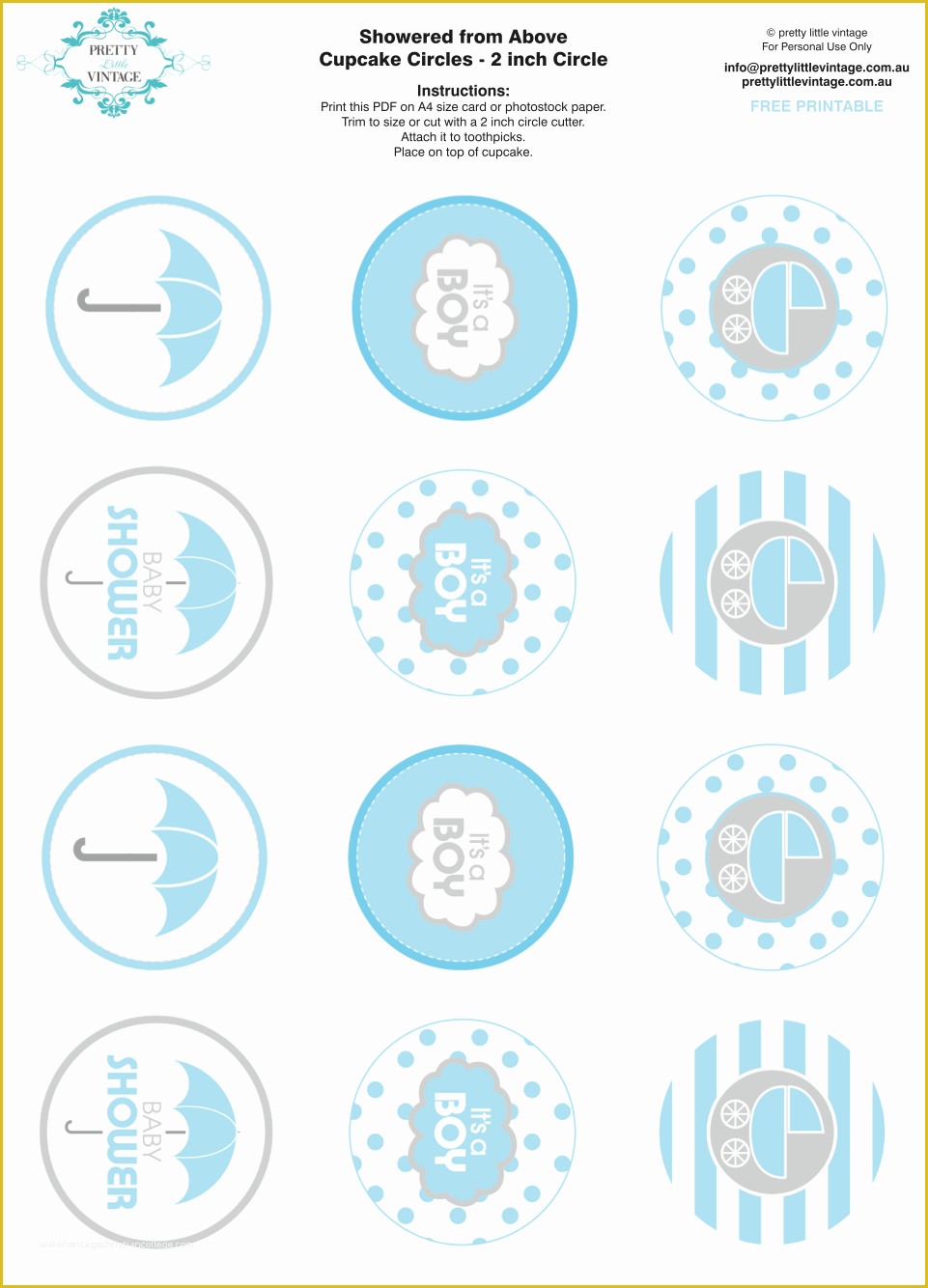 Free Printable Baby Shower Favor Tags Template Of Kara S Party Ideas Showered From Rain Boy Baby