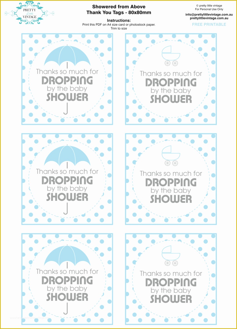 Free Printable Baby Shower Favor Tags Template Of Kara S Party Ideas Showered From Rain Boy Baby