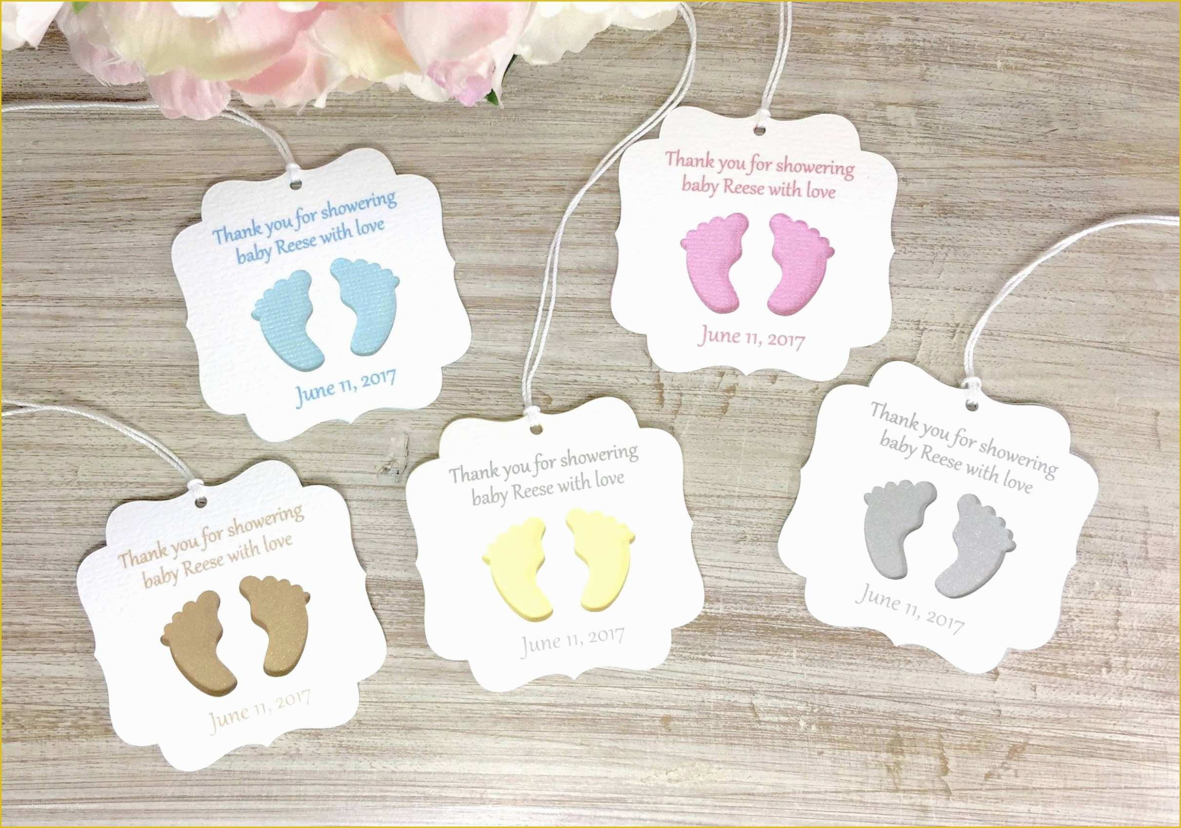 Free Printable Baby Shower Favor Tags Template Of Simple Guidance for You In