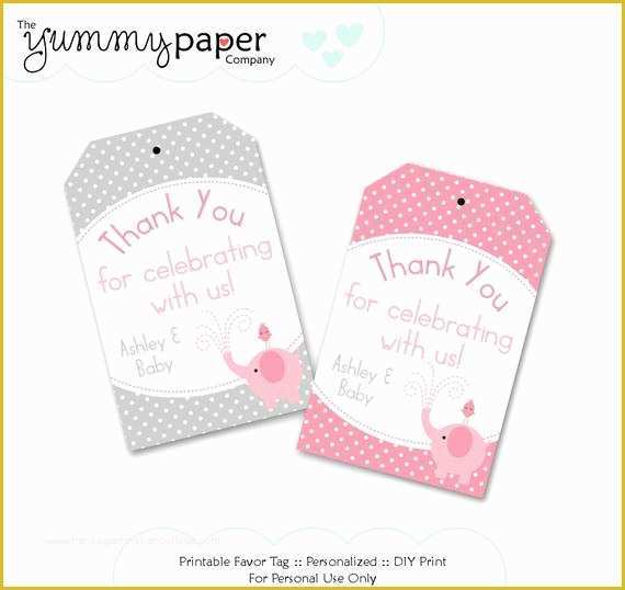 Free Printable Baby Shower Favor Tags Template Of Unavailable Listing On Etsy