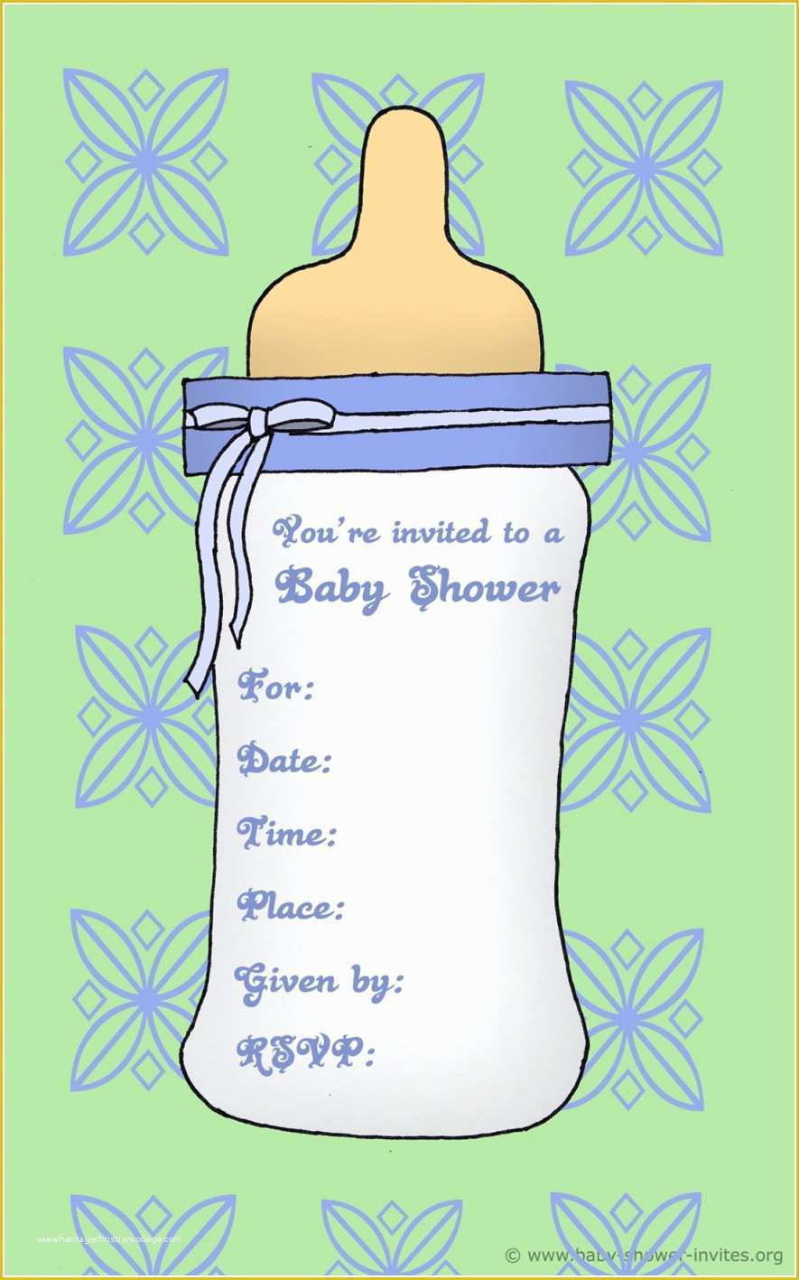 Free Printable Baby Shower Invitations Templates for Boys Of Lovely Baby Shower Invitations Blank Templates