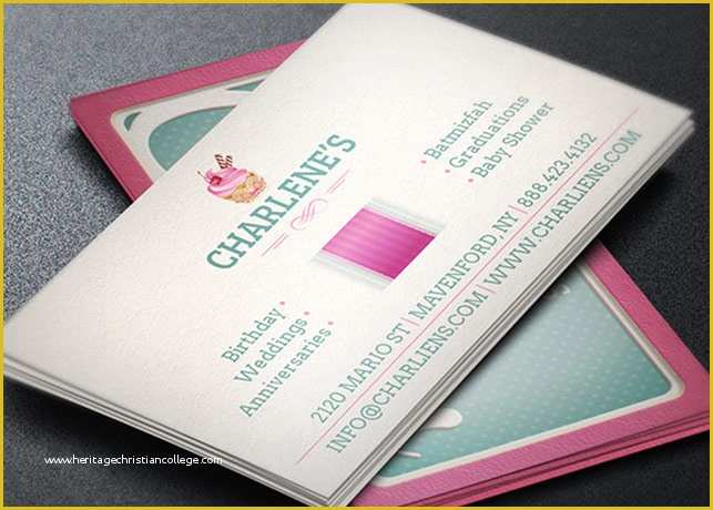 Free Printable Bakery Business Card Templates Of Bakery Business Card Template