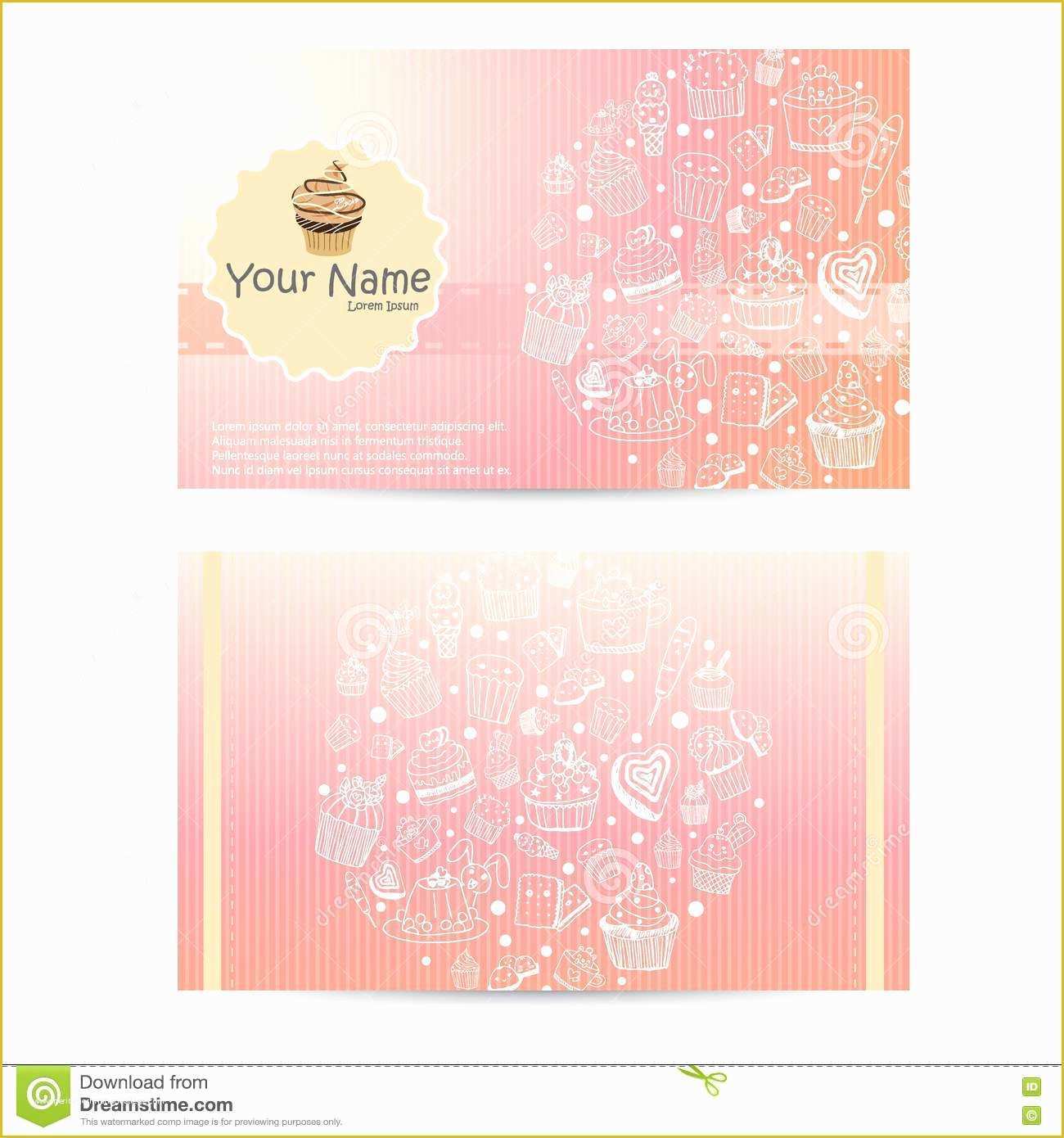 Free Printable Bakery Business Card Templates Of Bakery Business Card Template – Sweet Bakery Business