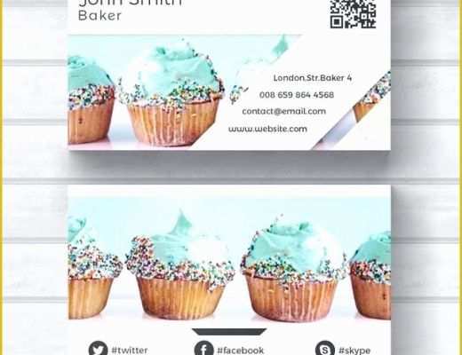 Free Printable Bakery Business Card Templates Of Baking Business Cards Cake Templates Free Unique Gallery