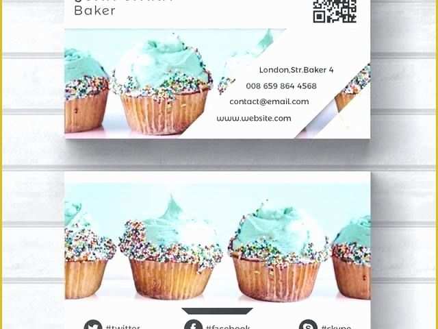 Free Printable Bakery Business Card Templates Of Baking Business Cards Cake Templates Free Unique Gallery