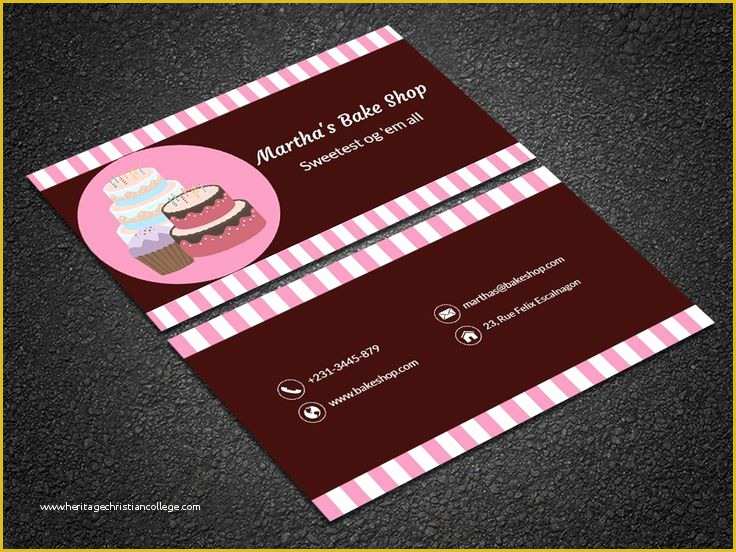 Free Printable Bakery Business Card Templates Of Best 25 Bakery Business Cards Ideas On Pinterest