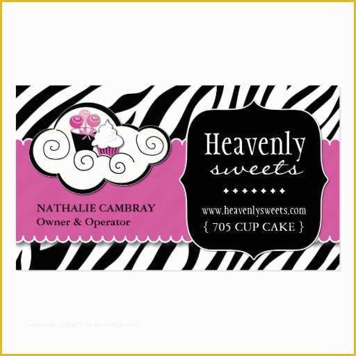 Cake Business Cards Templates Free