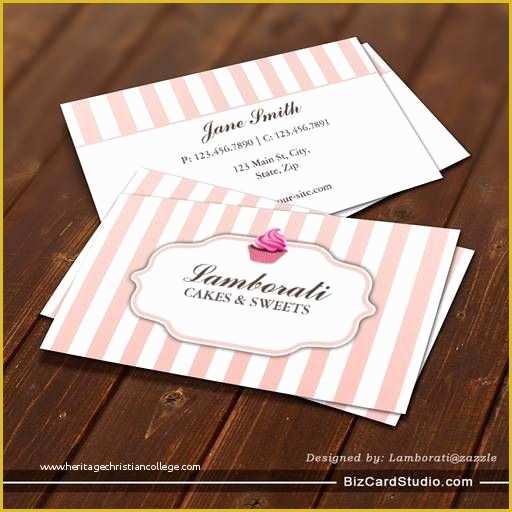 Free Printable Bakery Business Card Templates Of Cake Business Cards Templates Free Free Printable Bakery