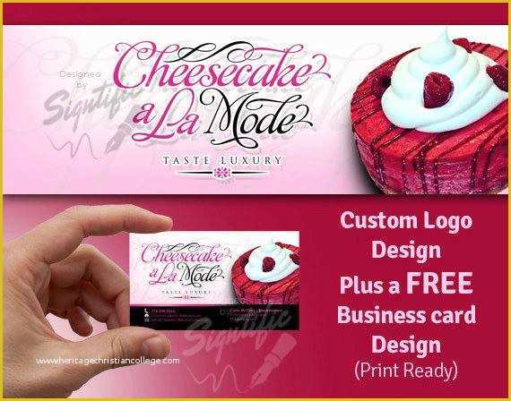 Free Printable Bakery Business Card Templates Of Cake Business Logo Design with A Free Business Card Design