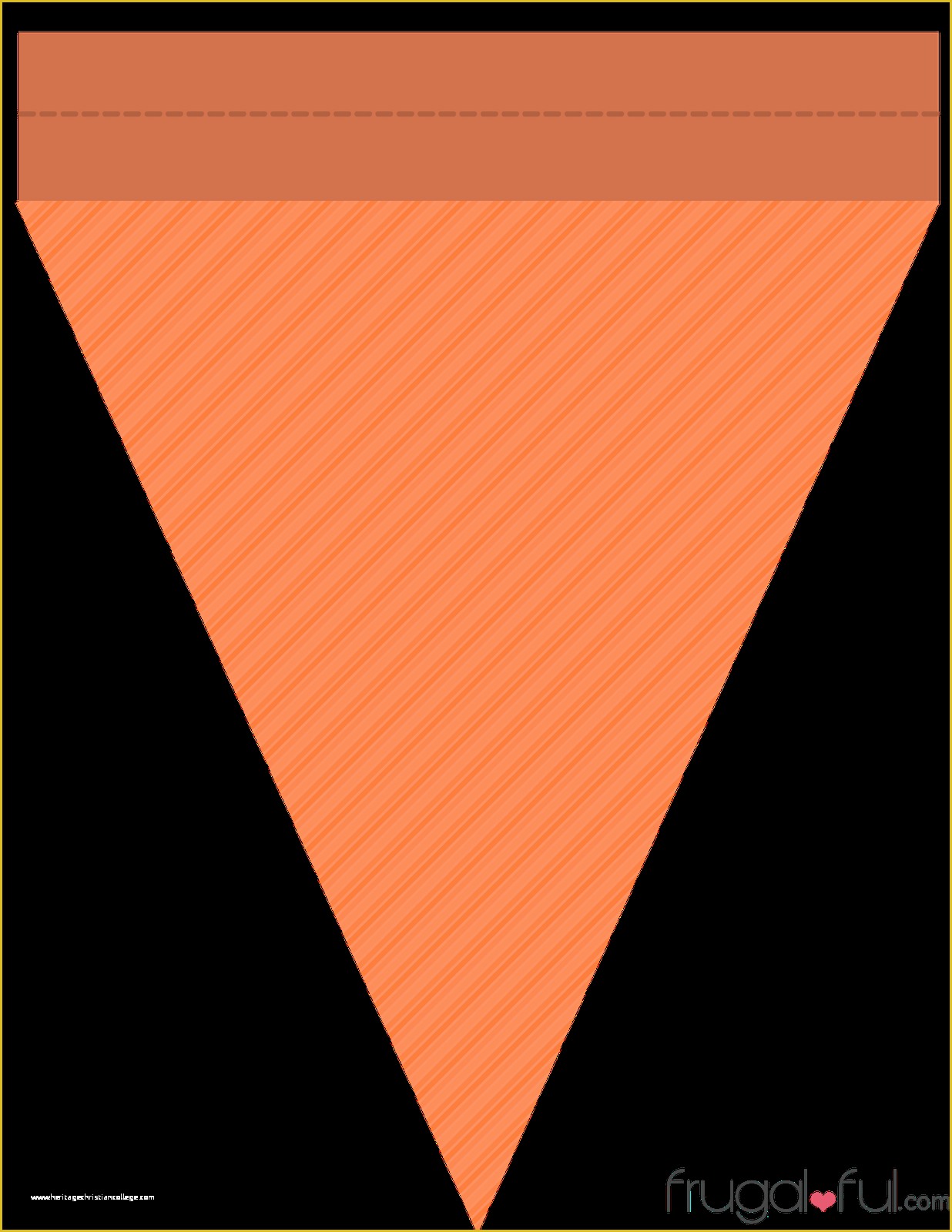 Free Printable Banner Templates Of Diy Free Printable Halloween Triangle Banner Template