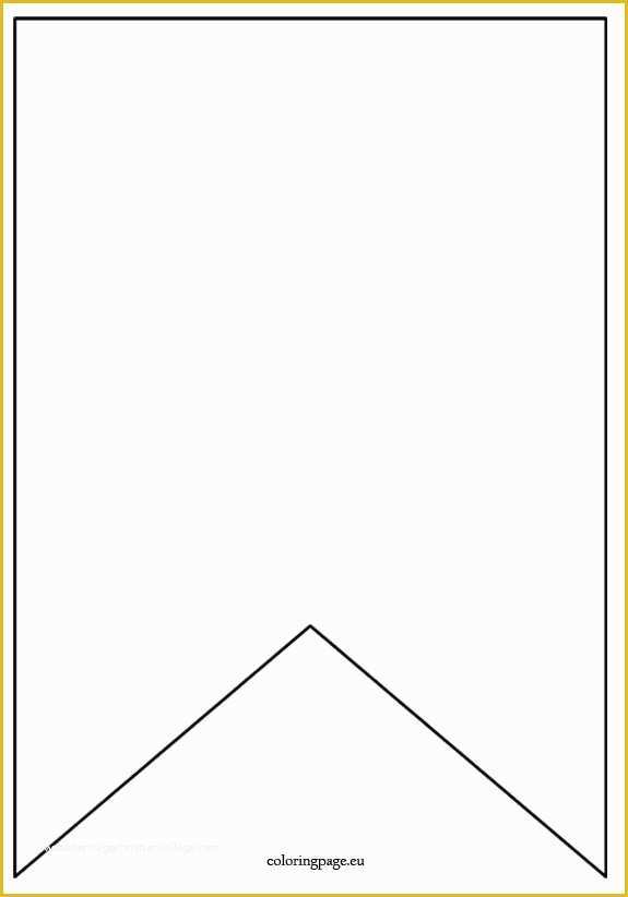 Free Printable Banner Templates Of Flag Banner Template Coloring Page