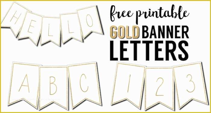 Free Printable Banner Templates Of Free Printable Banner Letters Templates Paper Trail Design