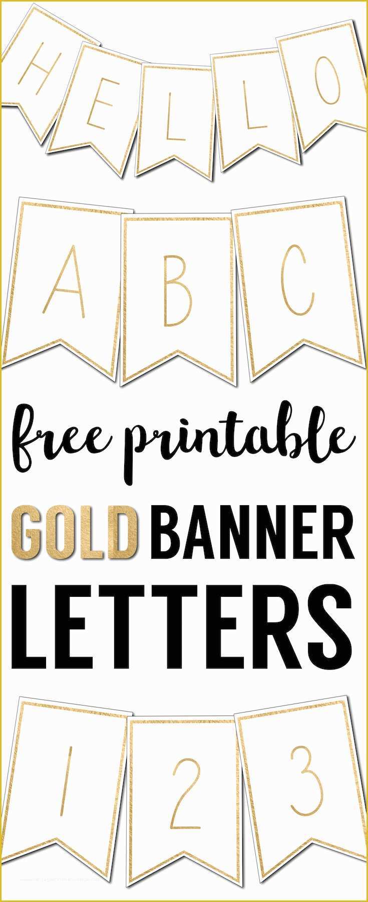 Free Printable Banner Templates Of Free Printable Banner Letters Templates Paper Trail Design