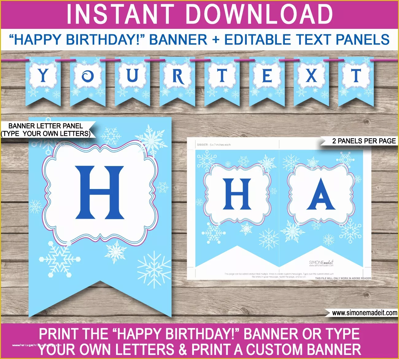 Free Printable Banner Templates Of Frozen Party Banner Template Birthday Banner