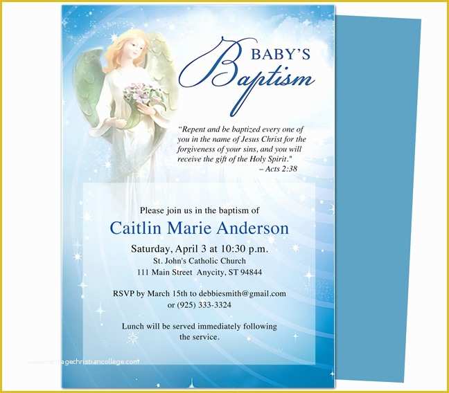 Free Printable Baptism Invitations Templates Of 21 Best Images About Printable Baby Baptism and