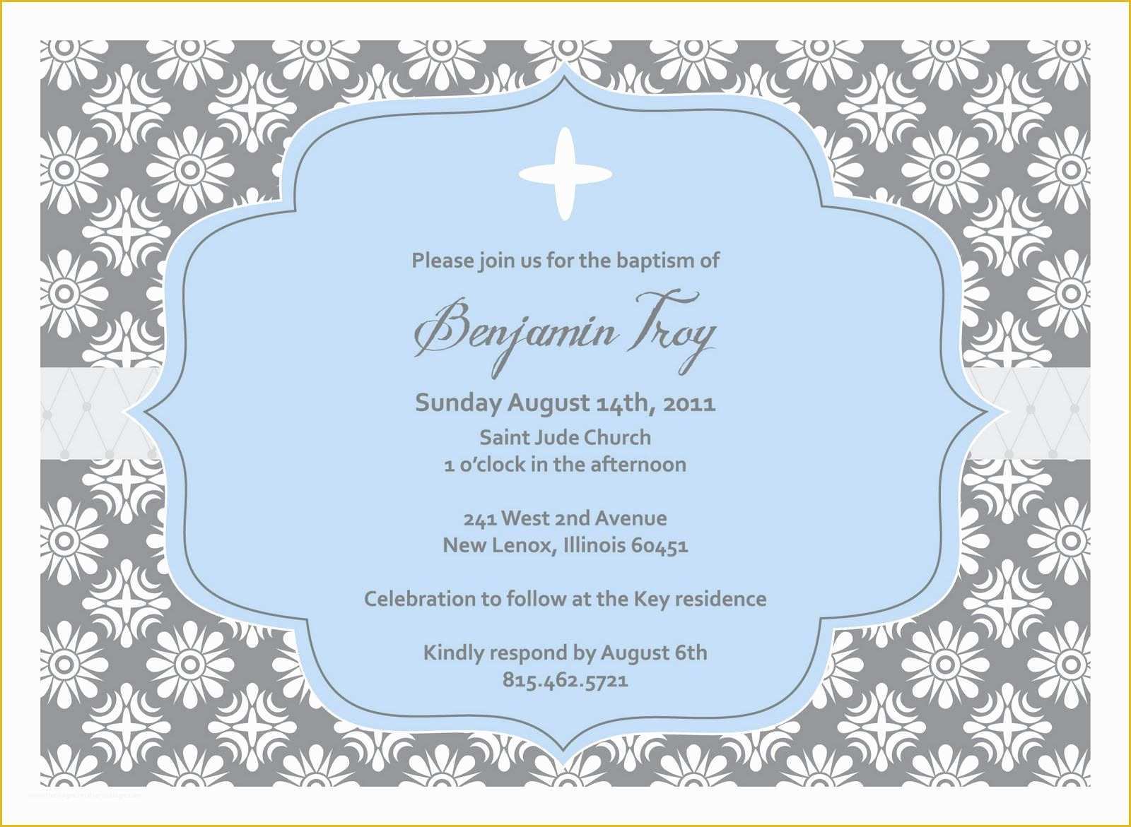 Free Printable Baptism Invitations Templates Of Christening Invitation Blank Template