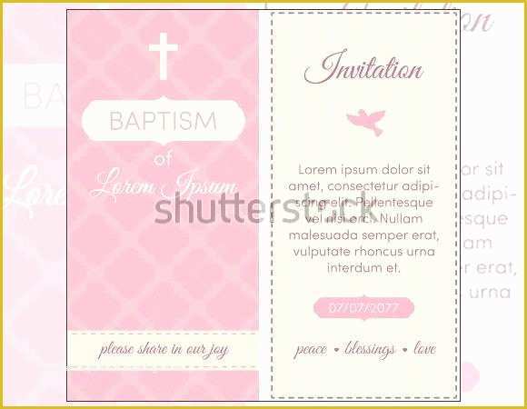 Free Printable Baptism Invitations Templates Of Free Printable Baptism Invitations In Template Catholic