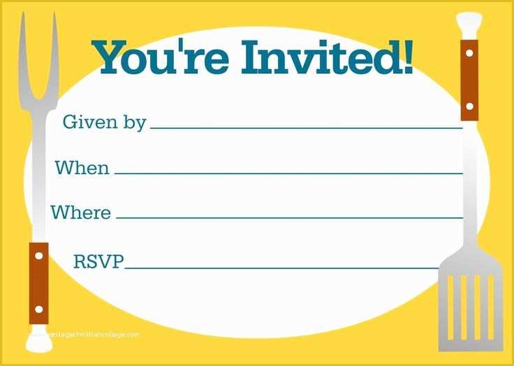 Free Printable Bbq Invitation Templates Of 16 Free Printable Cookout Invitations Template