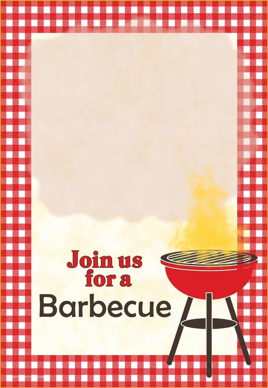 Free Printable Bbq Invitation Templates Of A Barbecue Free Printable Party Invitation Template