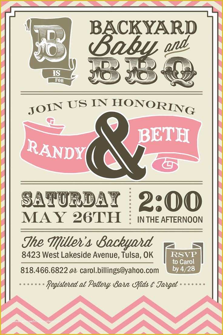 Free Printable Bbq Invitation Templates Of Bbq Baby Shower Invitations Templates Tags Show with Baby