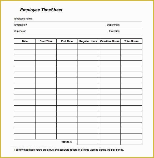 Free Printable Bi Weekly Timesheet Template Of 22 Employee Timesheet Templates – Free Sample Example