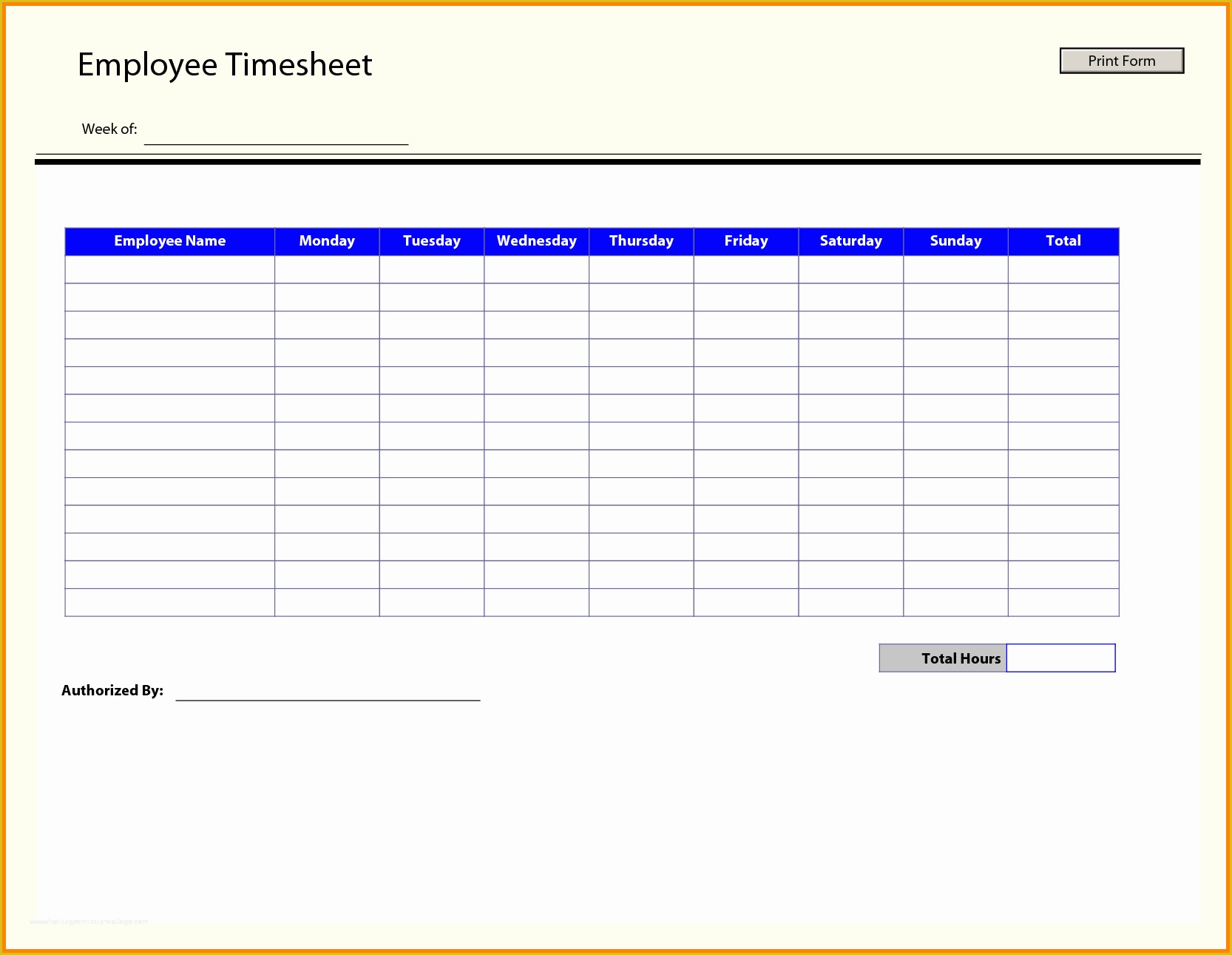Free Printable Bi Weekly Timesheet Template Of 8 Bi Weekly Timesheet Template Bunch Ideas Free