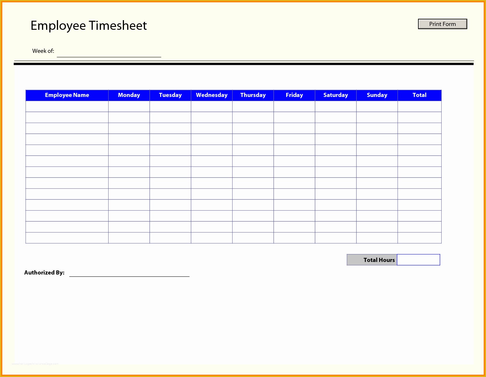 Free Printable Bi Weekly Timesheet Template Of 8 Bi Weekly Timesheet Template Bunch Ideas Free