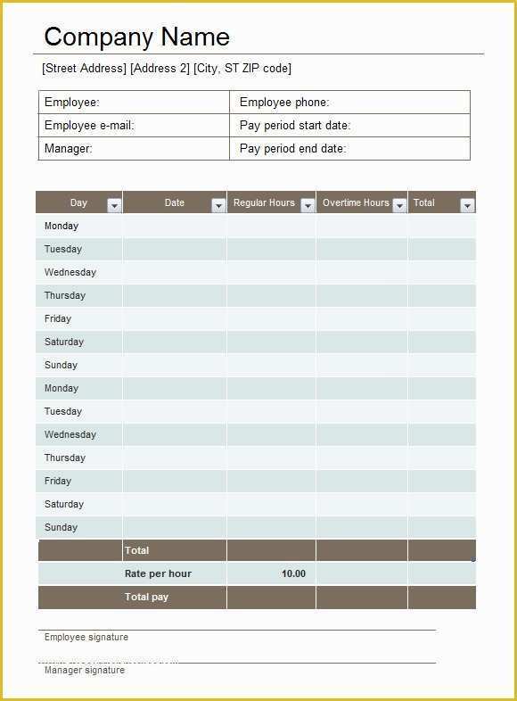 Free Printable Bi Weekly Timesheet Template Of 8 Biweekly Timesheet Template – Free Samples Examples