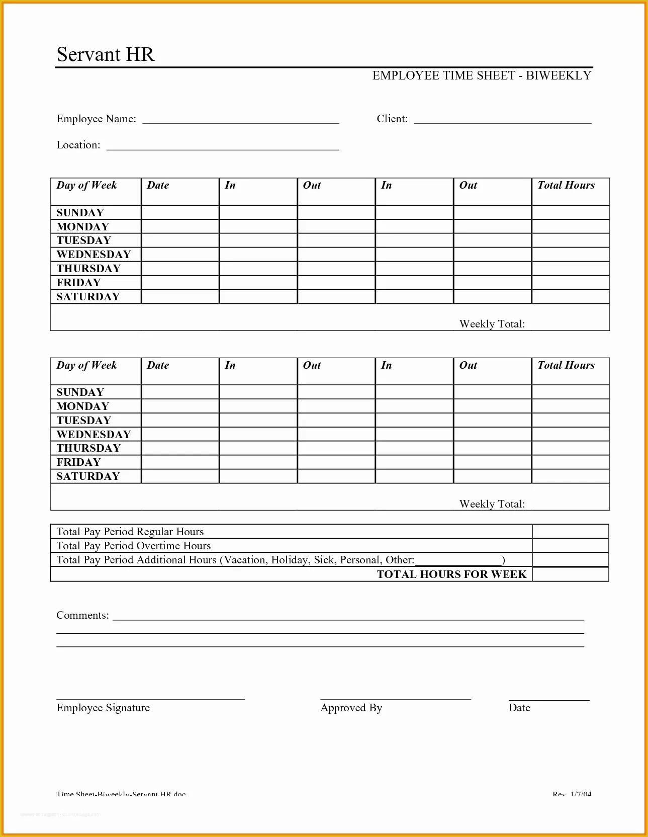 Free Printable Bi Weekly Timesheet Template Of Template Templates Biweekly Timesheet Template Biweekly