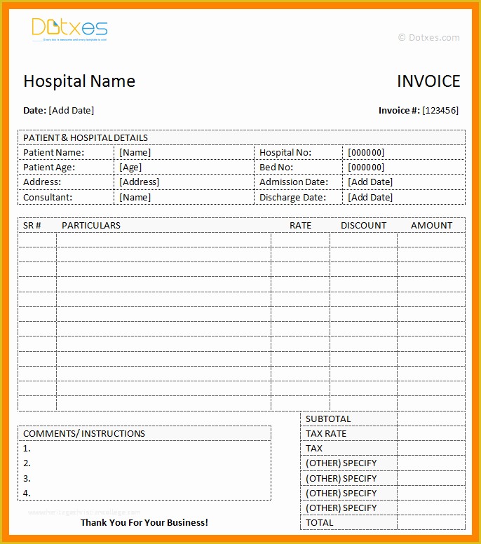 Free Printable Billing Statement Template Of 11 Medical Billing Statement Template Free