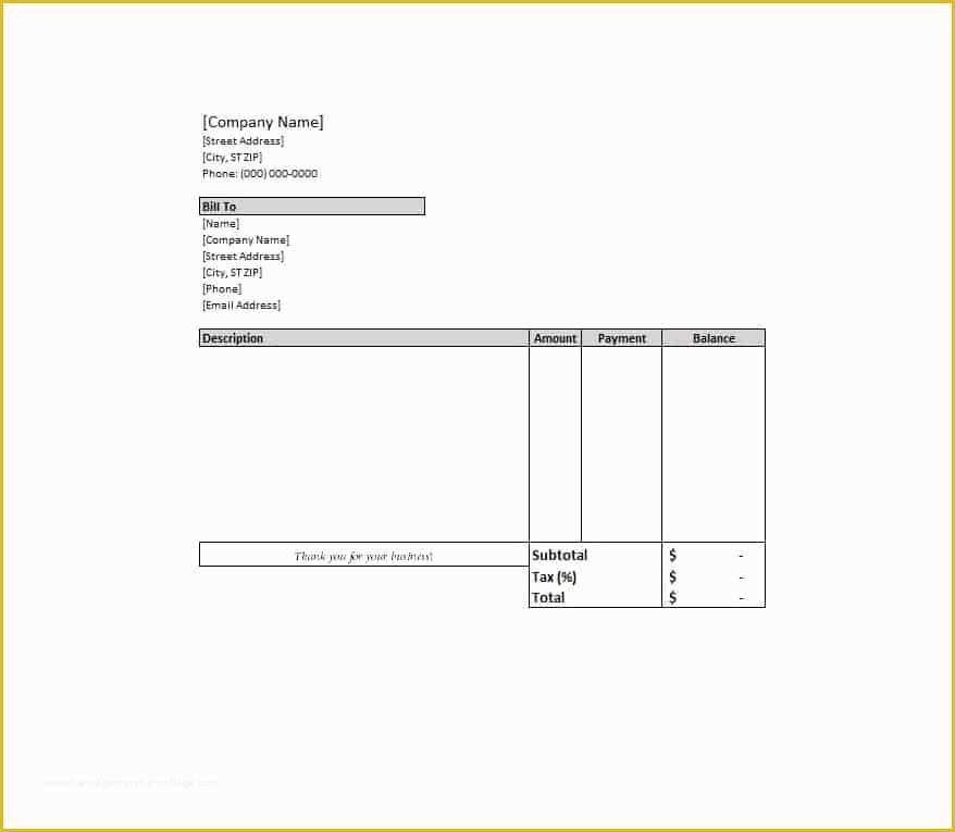 Free Printable Billing Statement Template Of 40 Billing Statement Templates [medical Legal Itemized