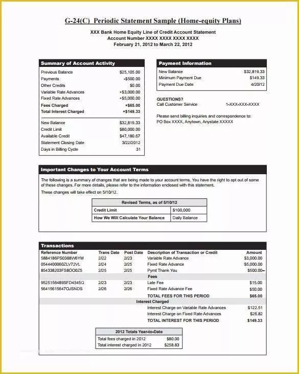 Free Printable Billing Statement Template Of 9 Sample Billing Statements