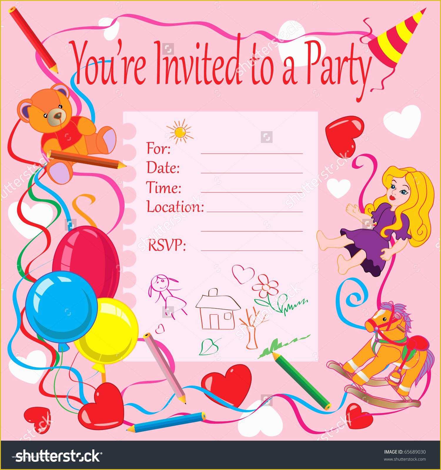 Free Printable Birthday Invitation Cards Templates Of 20 Birthday Invitations Cards – Sample Wording Printable