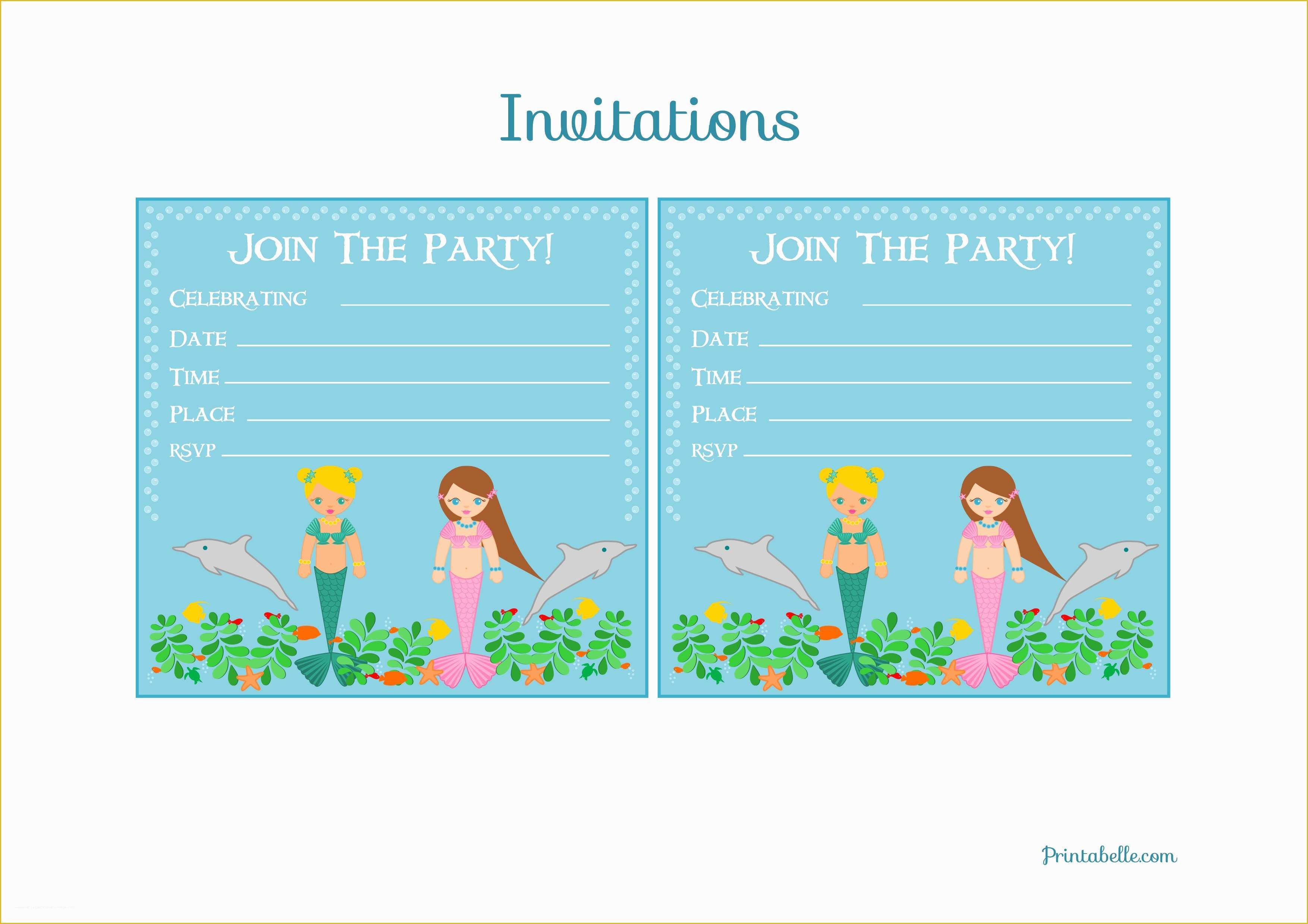 57 Free Printable Birthday Invitation Cards Templates